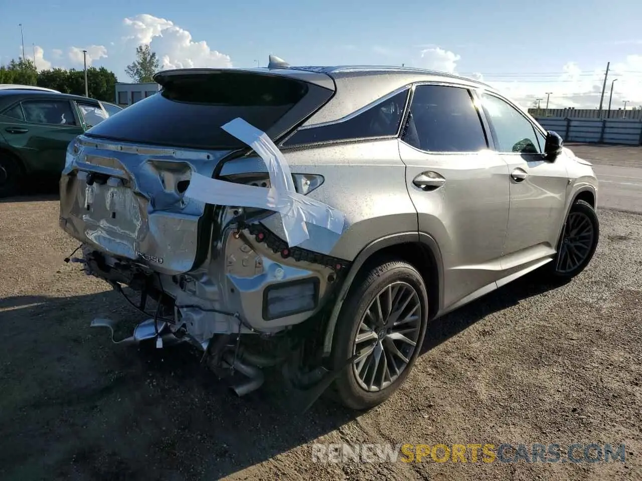 4 Photograph of a damaged car 2T2YZMDA8NC326009 LEXUS RX350 2022