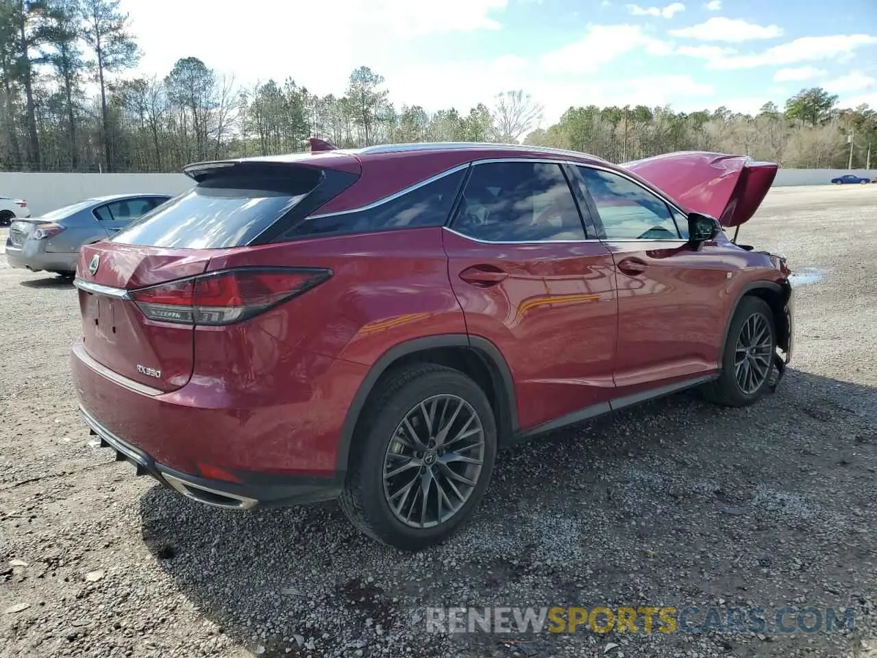 3 Photograph of a damaged car 2T2YZMDAXNC356208 LEXUS RX350 2022