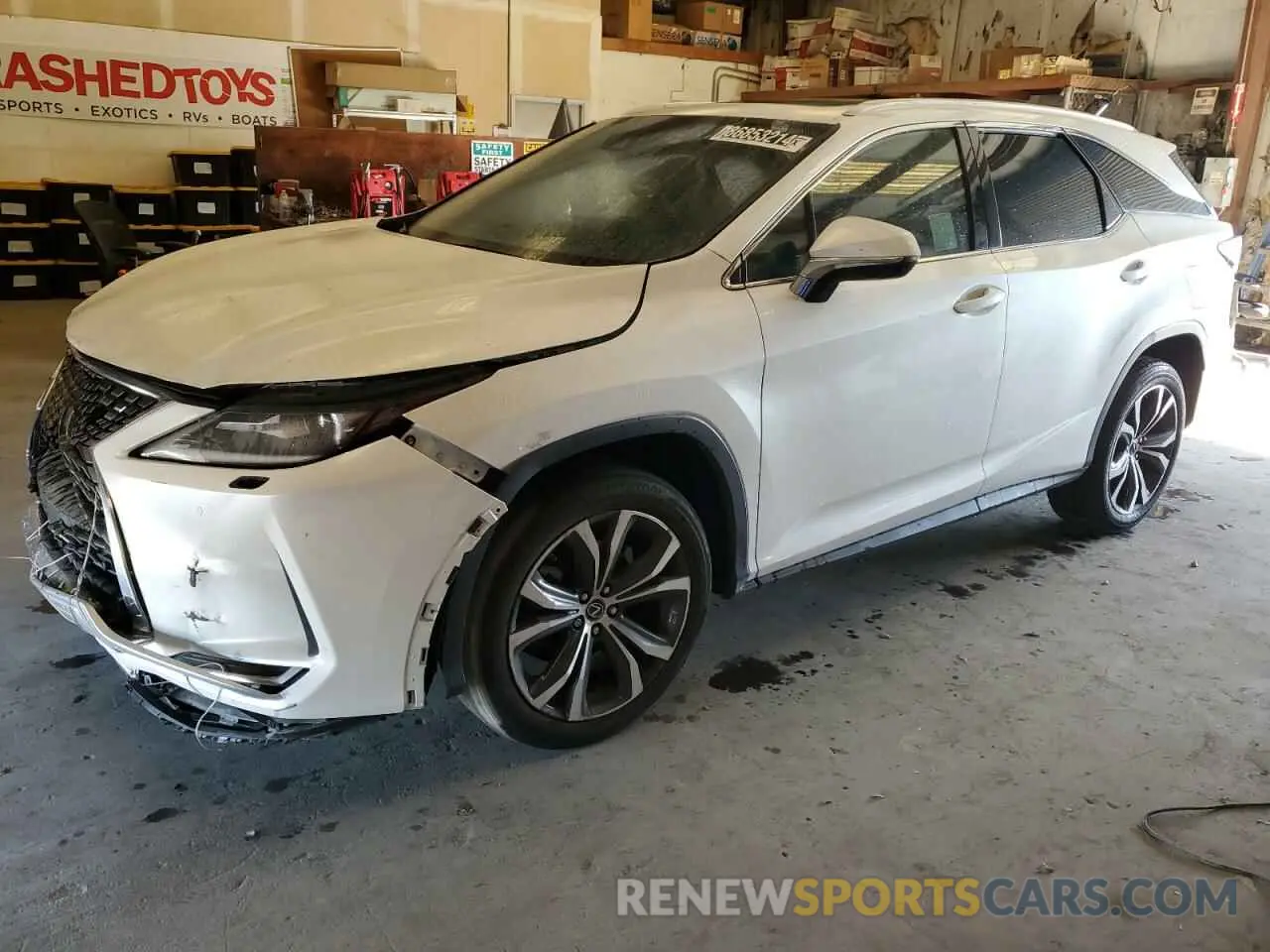 1 Photograph of a damaged car JTJHZKEA0N2029092 LEXUS RX350 2022