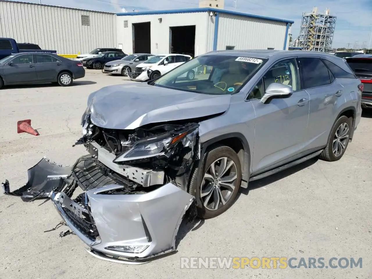 2 Photograph of a damaged car JTJHZKEA4N2024638 LEXUS RX350 2022