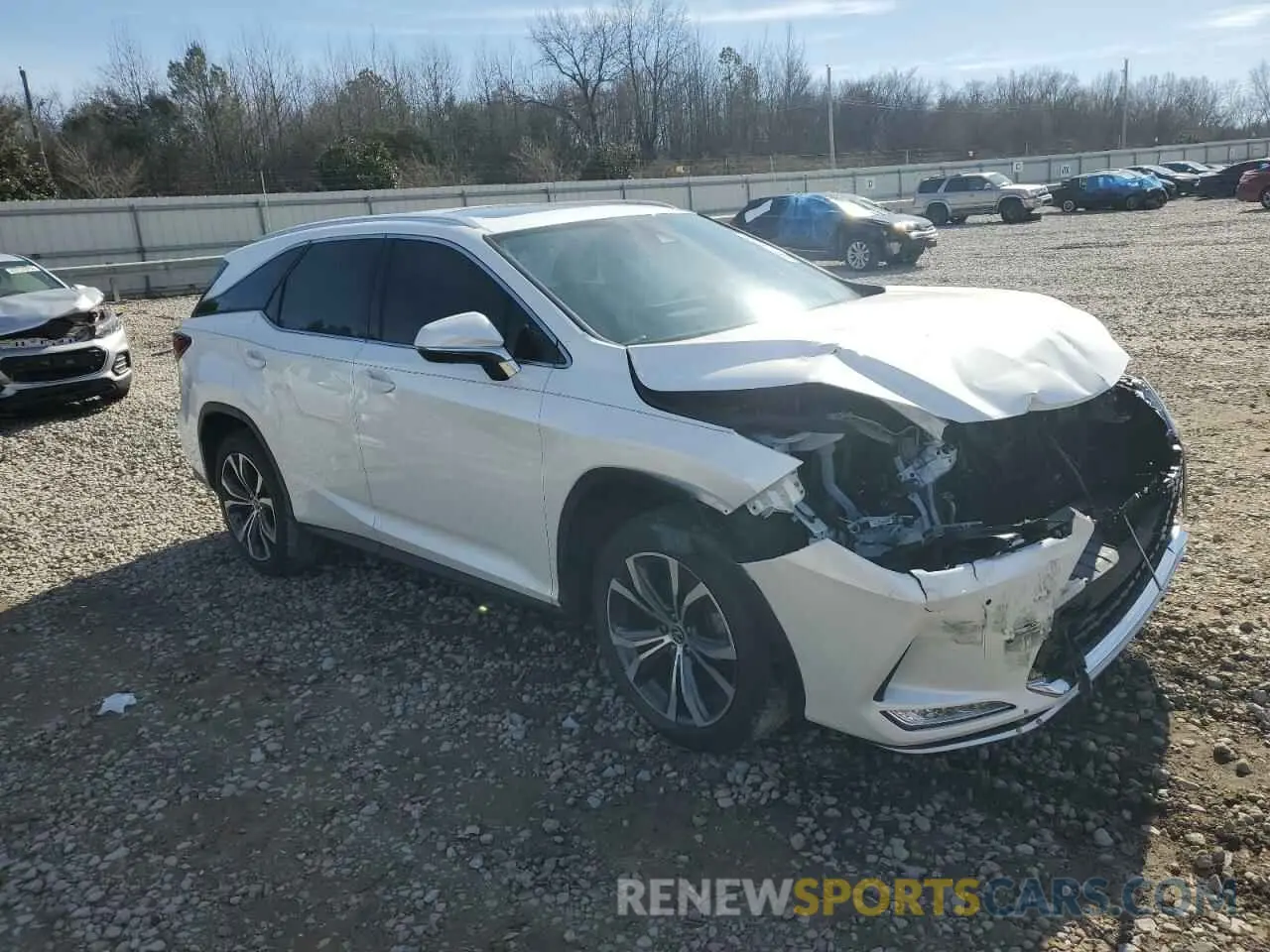 4 Photograph of a damaged car JTJHZKEA8N2025596 LEXUS RX350 2022