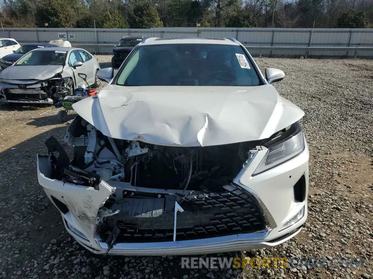 5 Photograph of a damaged car JTJHZKEA8N2025596 LEXUS RX350 2022