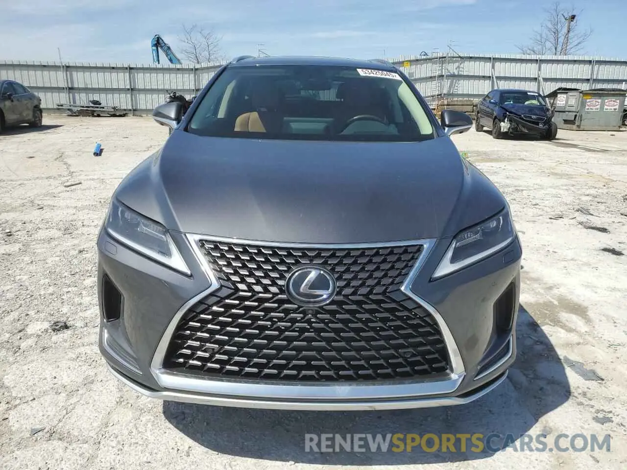 5 Photograph of a damaged car JTJHZKFA5N2035372 LEXUS RX350 2022