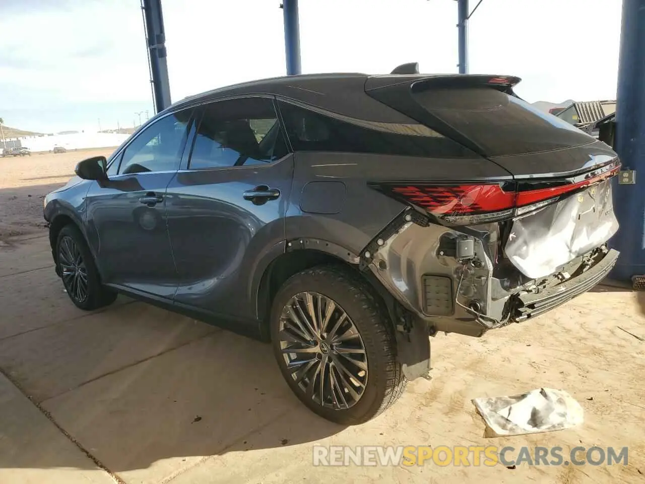 2 Фотография поврежденного автомобиля 2T2BAMBA4PC009444 LEXUS RX350 2023