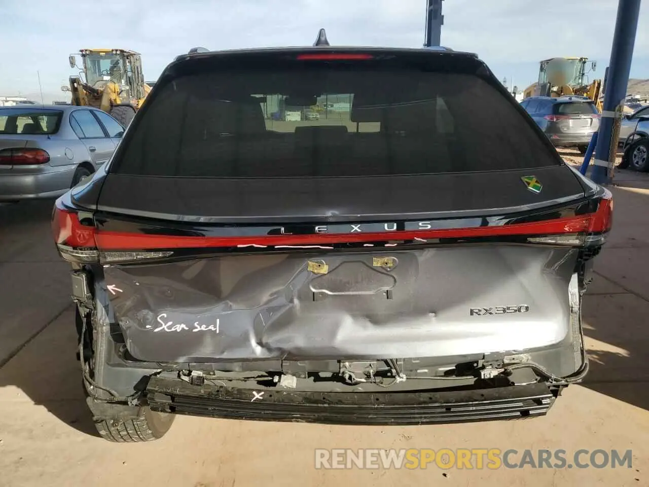 6 Фотография поврежденного автомобиля 2T2BAMBA4PC009444 LEXUS RX350 2023