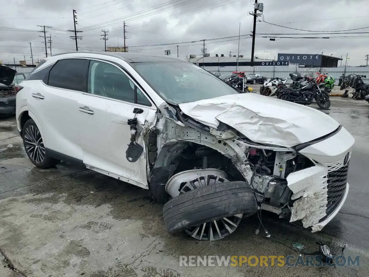 4 Фотография поврежденного автомобиля 2T2BAMBAXPC014521 LEXUS RX350 2023