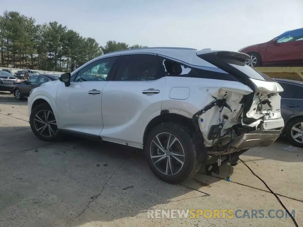 2 Фотография поврежденного автомобиля 2T2BAMCA0PC028720 LEXUS RX350 2023