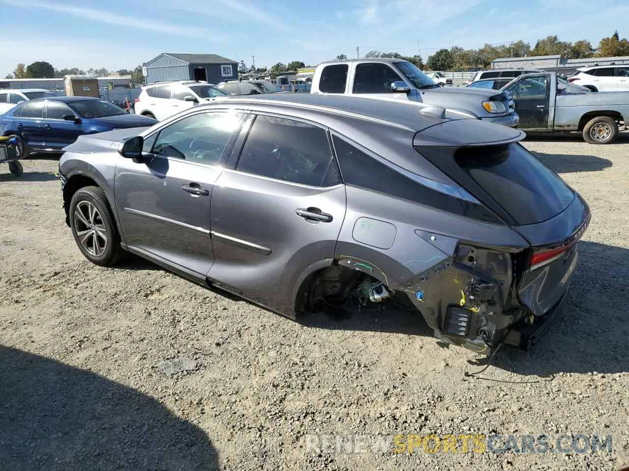2 Photograph of a damaged car 2T2BAMCA2PC024748 LEXUS RX350 2023