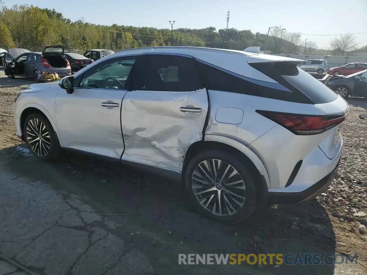 2 Фотография поврежденного автомобиля 2T2BAMCA3PC022040 LEXUS RX350 2023