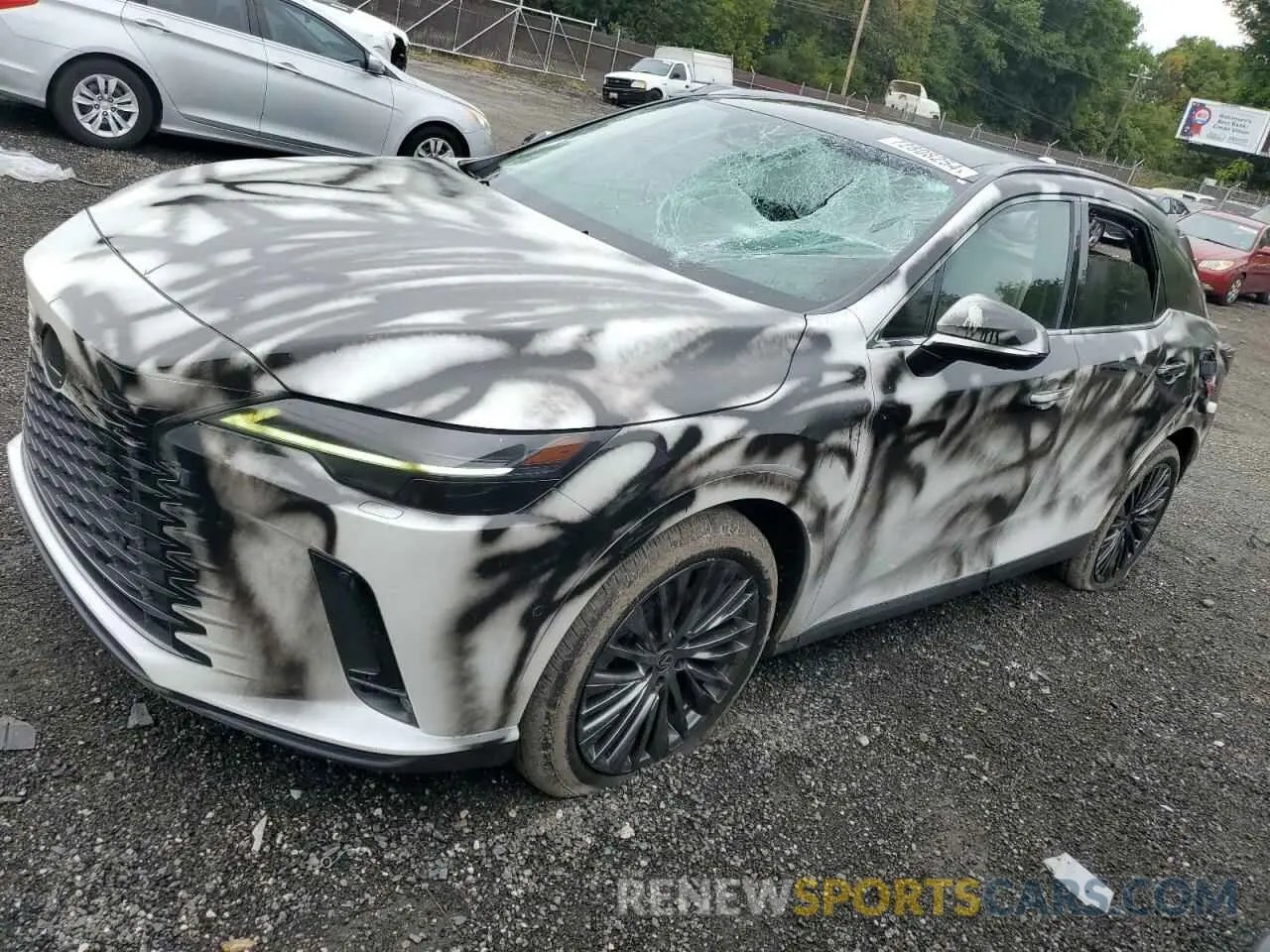 1 Photograph of a damaged car 2T2BAMCA4PC018806 LEXUS RX350 2023
