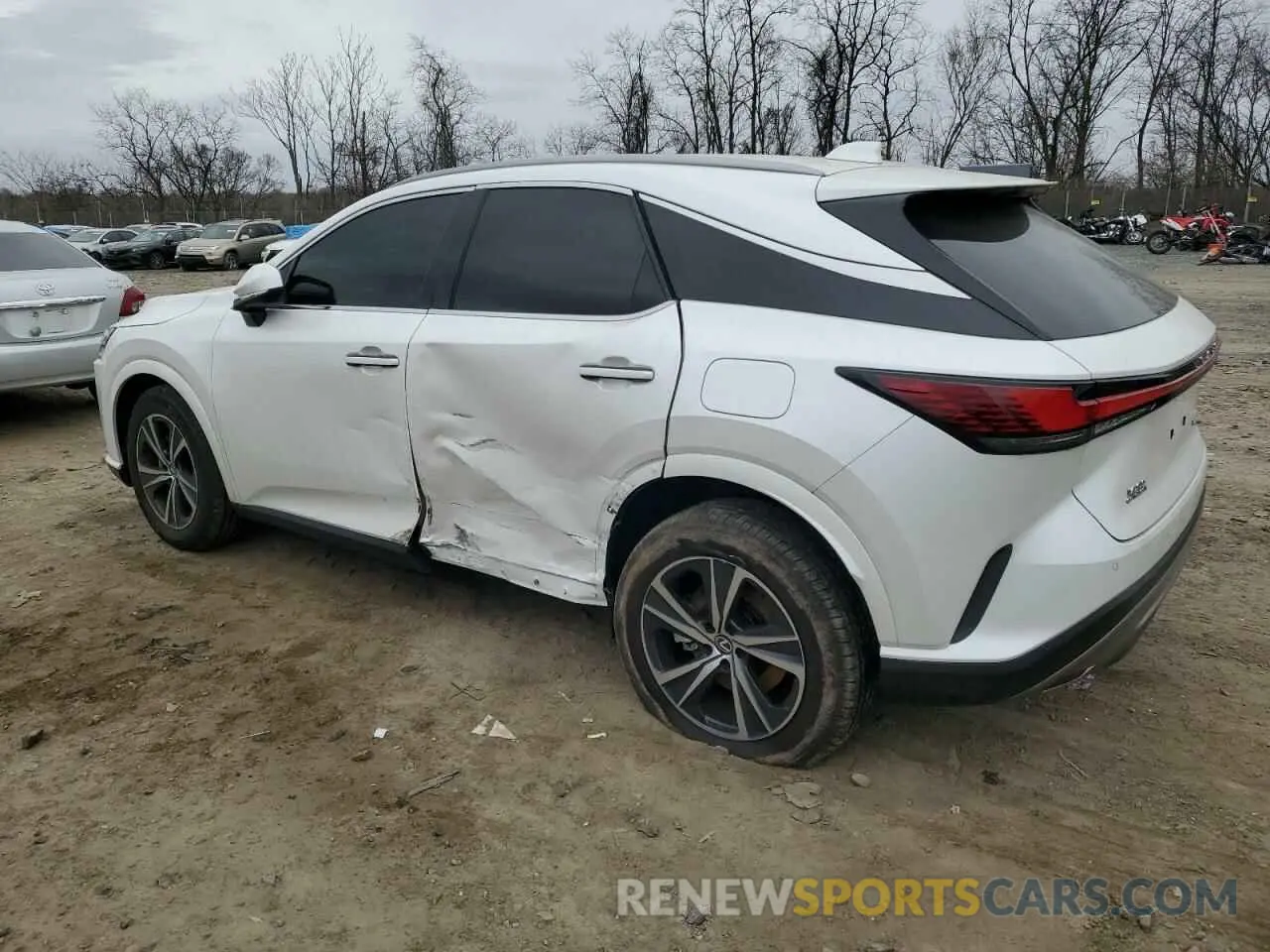 2 Фотография поврежденного автомобиля 2T2BAMCA7PC029184 LEXUS RX350 2023