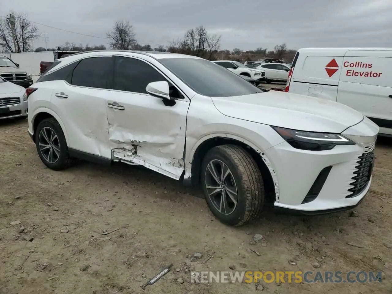4 Фотография поврежденного автомобиля 2T2BAMCA7PC029184 LEXUS RX350 2023