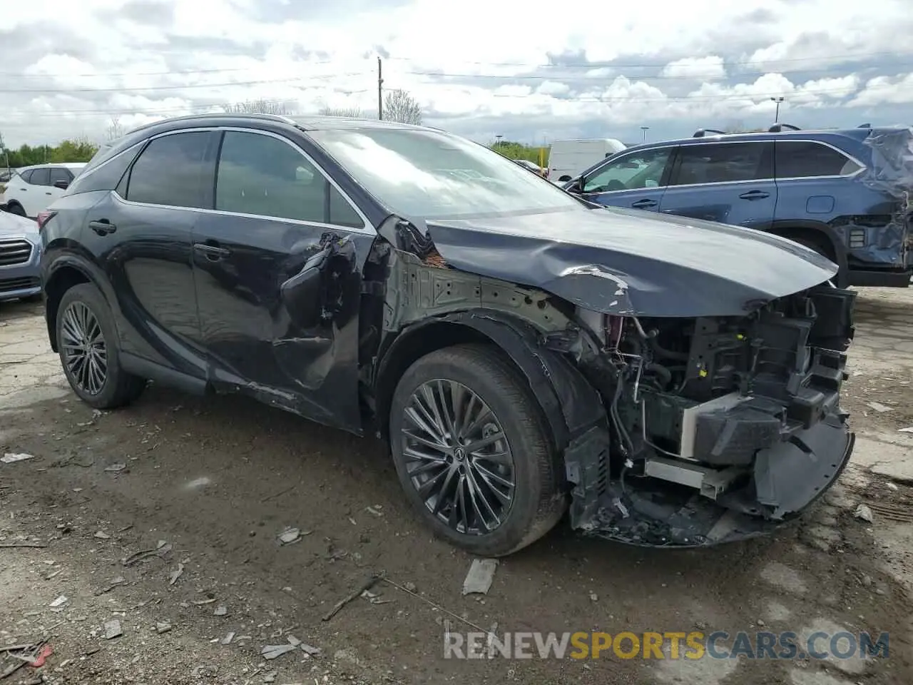 4 Фотография поврежденного автомобиля 2T2BAMCA9PC035827 LEXUS RX350 2023