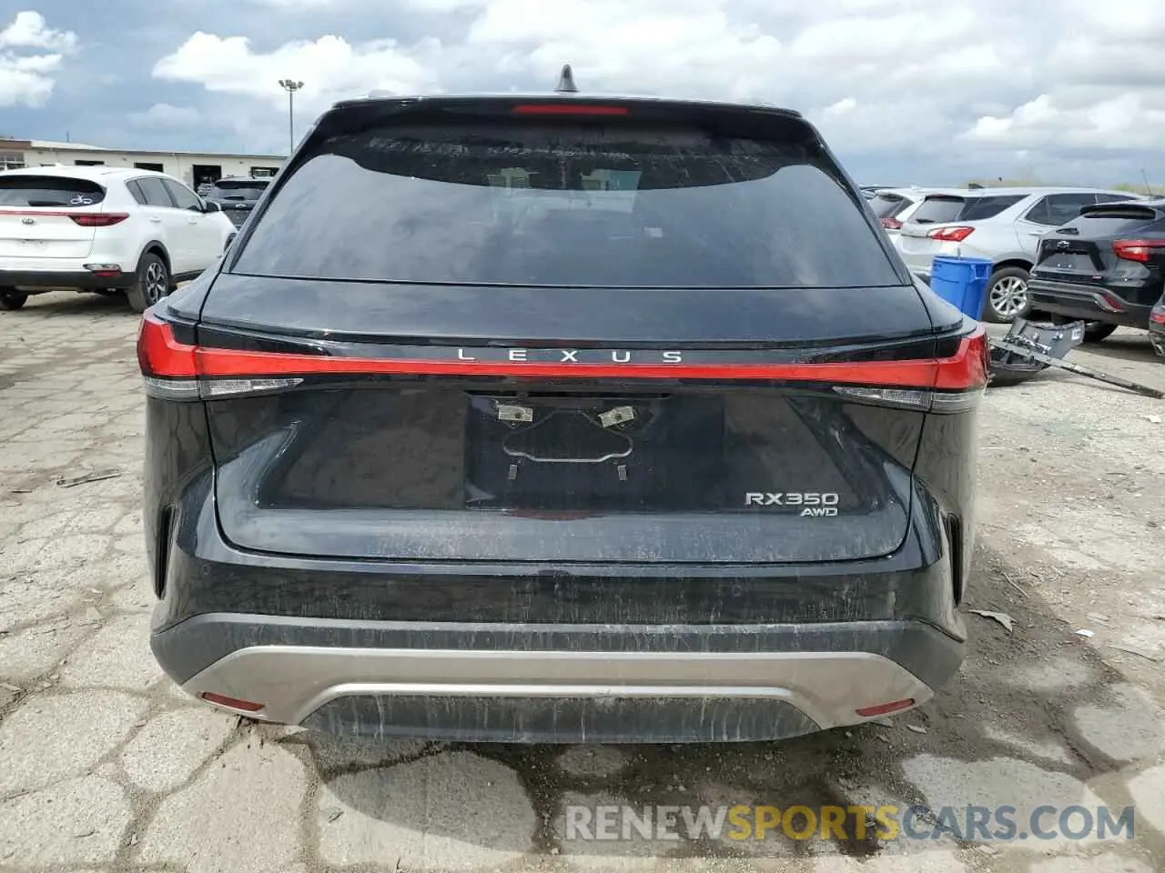 6 Фотография поврежденного автомобиля 2T2BAMCA9PC035827 LEXUS RX350 2023