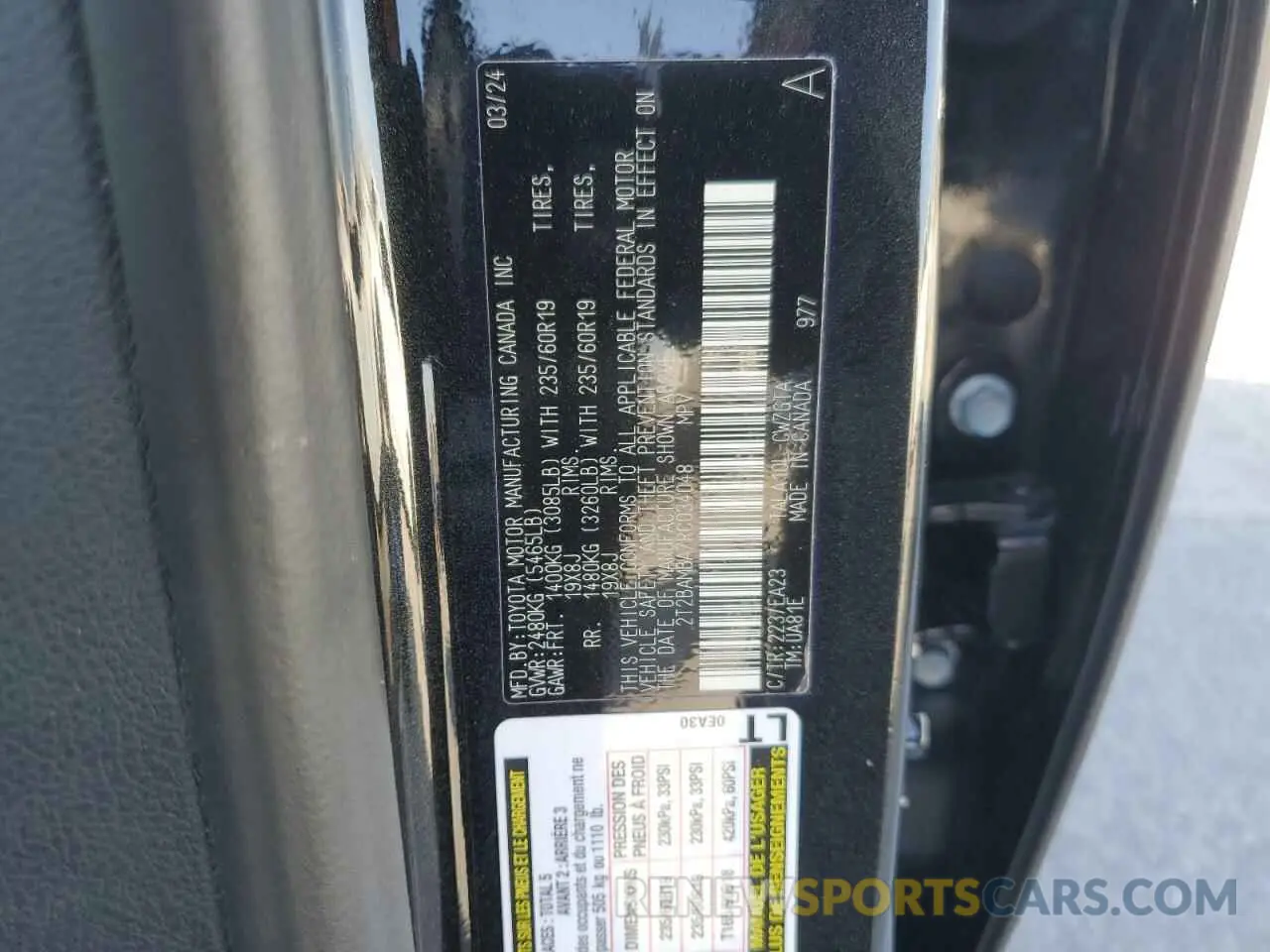 16 Photograph of a damaged car 2T2BAMBA7RC034048 LEXUS RX350 2024
