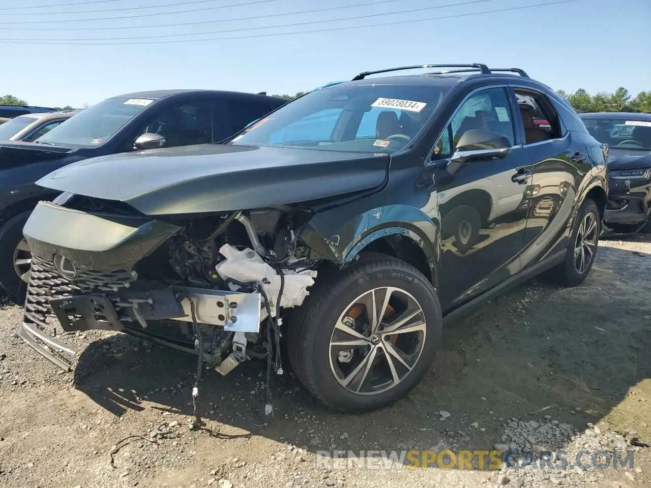 1 Photograph of a damaged car 2T2BAMCA6RC042656 LEXUS RX350 2024
