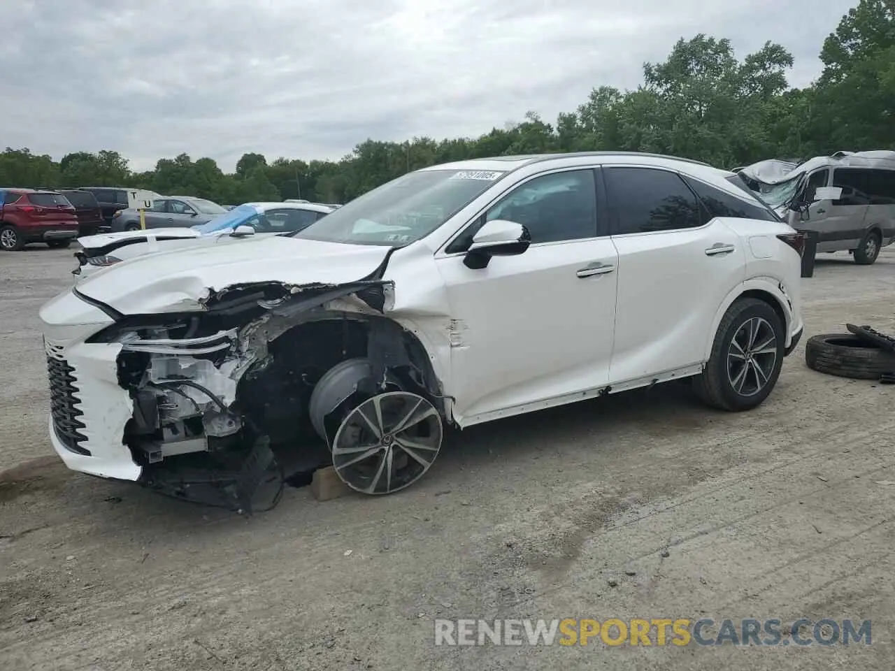 1 Photograph of a damaged car 2T2BAMCA7RC087234 LEXUS RX350 2024