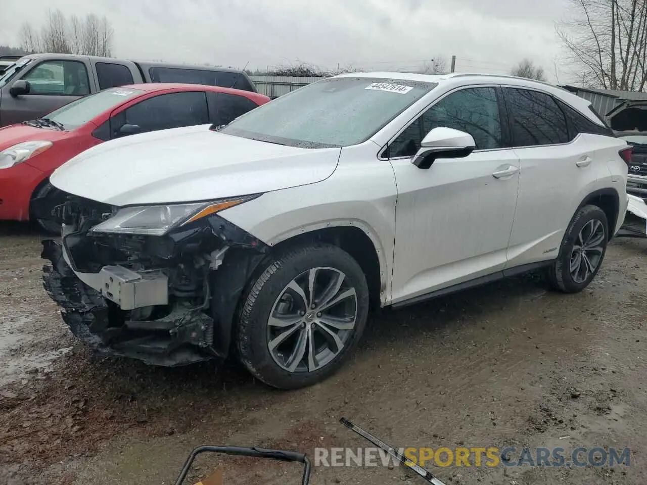 1 Photograph of a damaged car 2T2BGMCA5HC018751 LEXUS RX450 2017