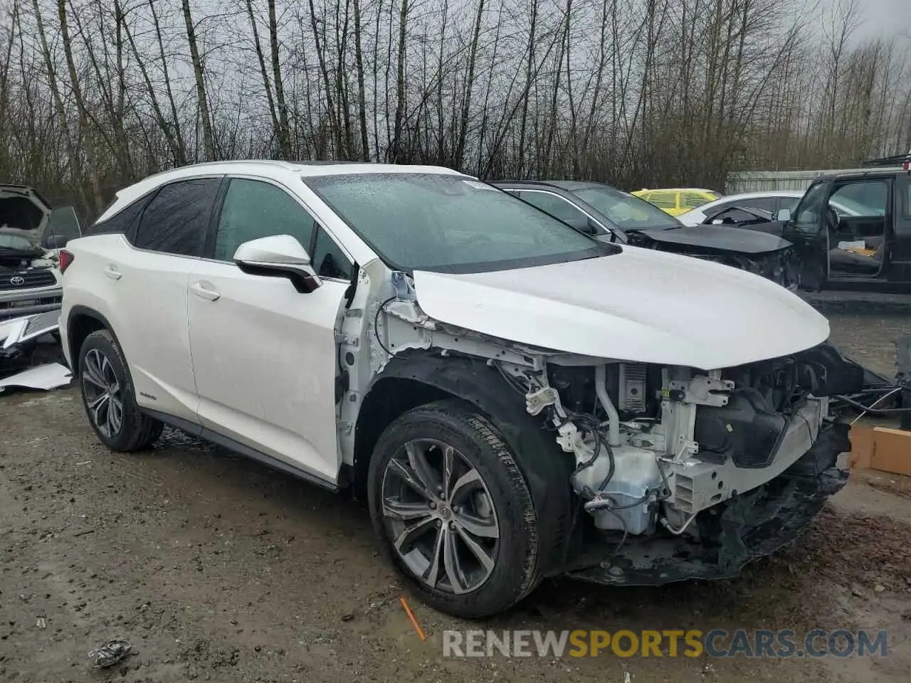 4 Photograph of a damaged car 2T2BGMCA5HC018751 LEXUS RX450 2017