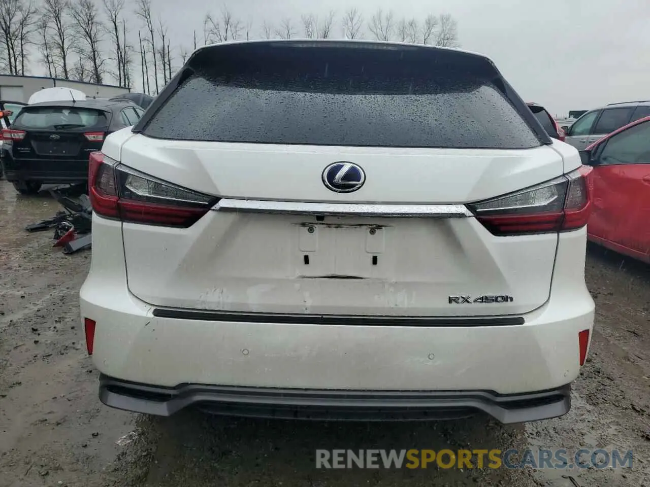 6 Photograph of a damaged car 2T2BGMCA5HC018751 LEXUS RX450 2017