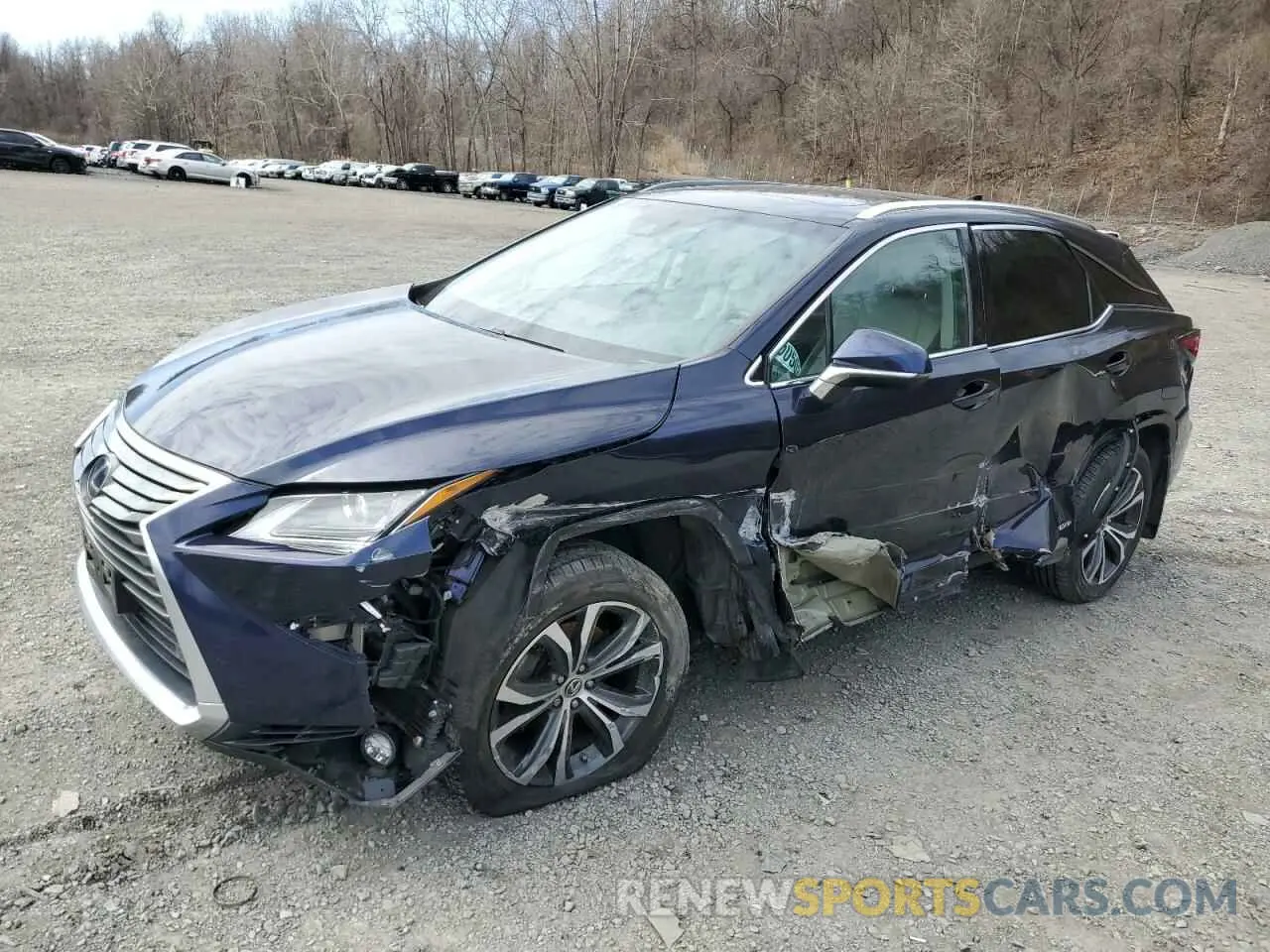 1 Photograph of a damaged car 2T2BGMCA0KC032659 LEXUS RX450 2019