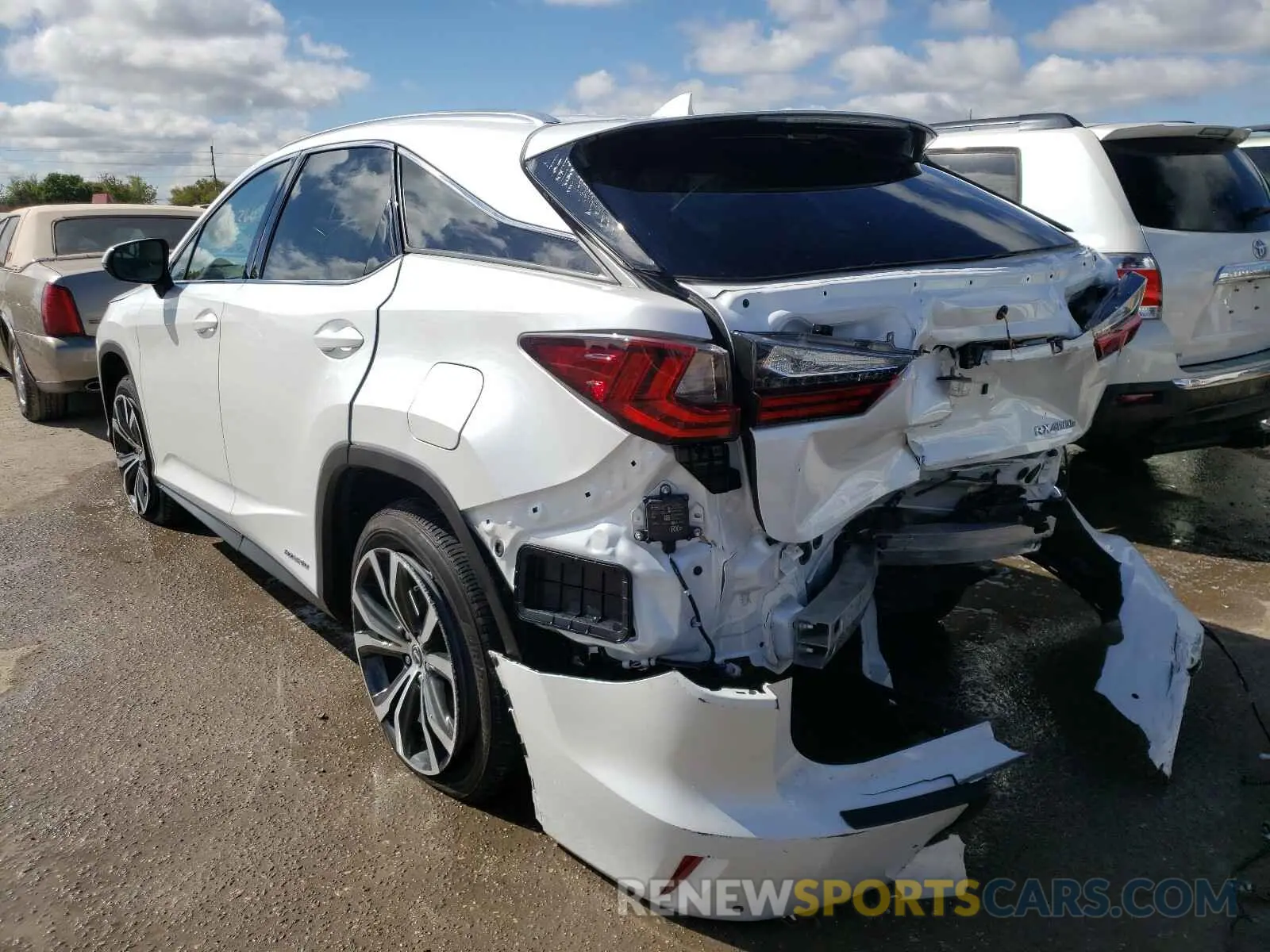 3 Photograph of a damaged car 2T2BGMCA0KC038610 LEXUS RX450 2019