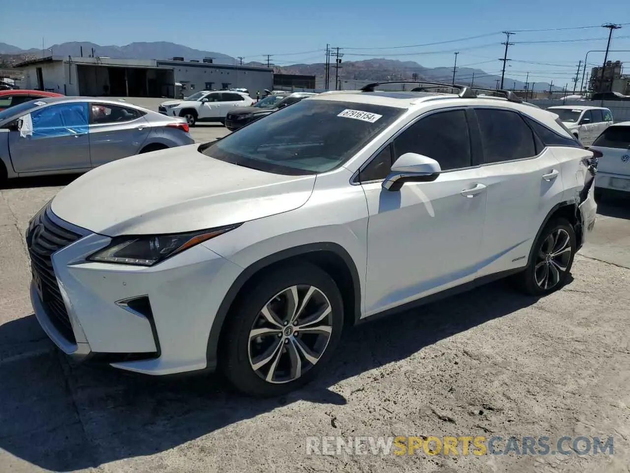 1 Фотография поврежденного автомобиля 2T2BGMCA3KC041632 LEXUS RX450 2019