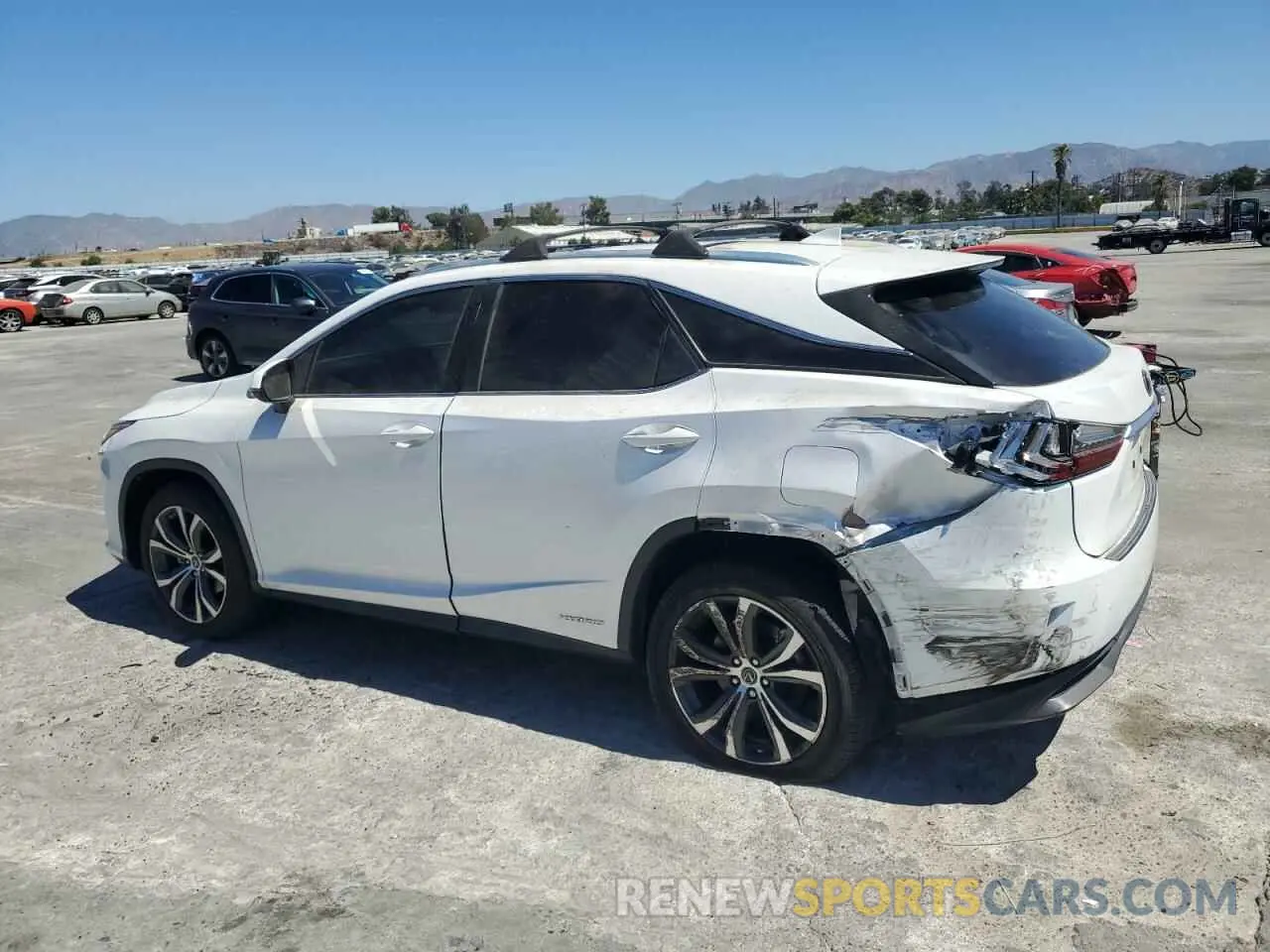 2 Фотография поврежденного автомобиля 2T2BGMCA3KC041632 LEXUS RX450 2019