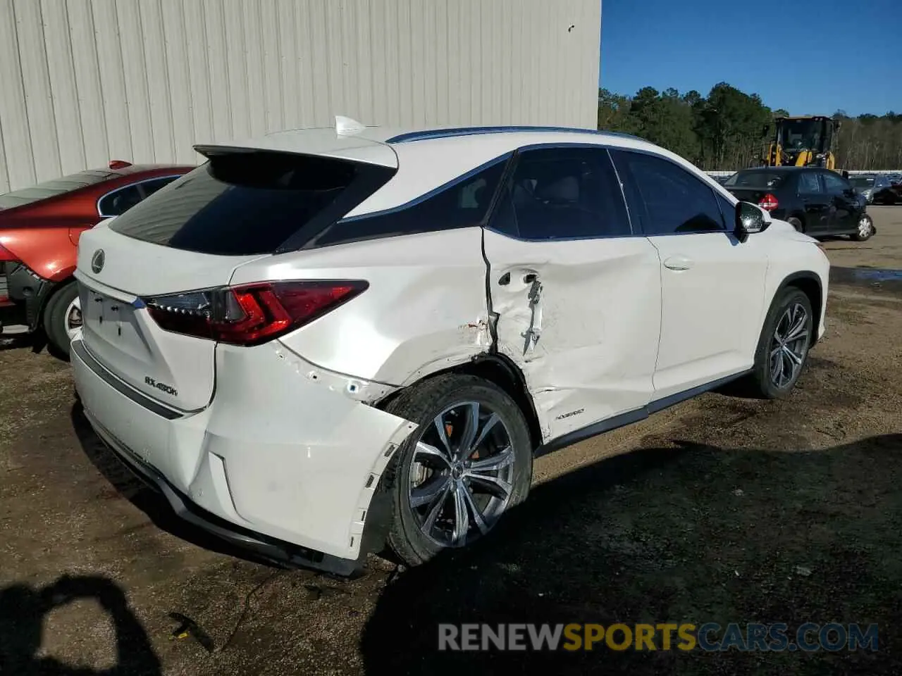 3 Фотография поврежденного автомобиля 2T2BGMCA5KC036528 LEXUS RX450 2019