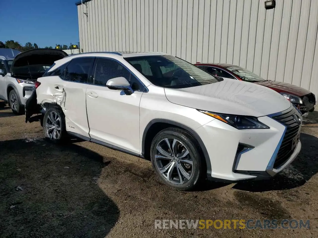 4 Фотография поврежденного автомобиля 2T2BGMCA5KC036528 LEXUS RX450 2019