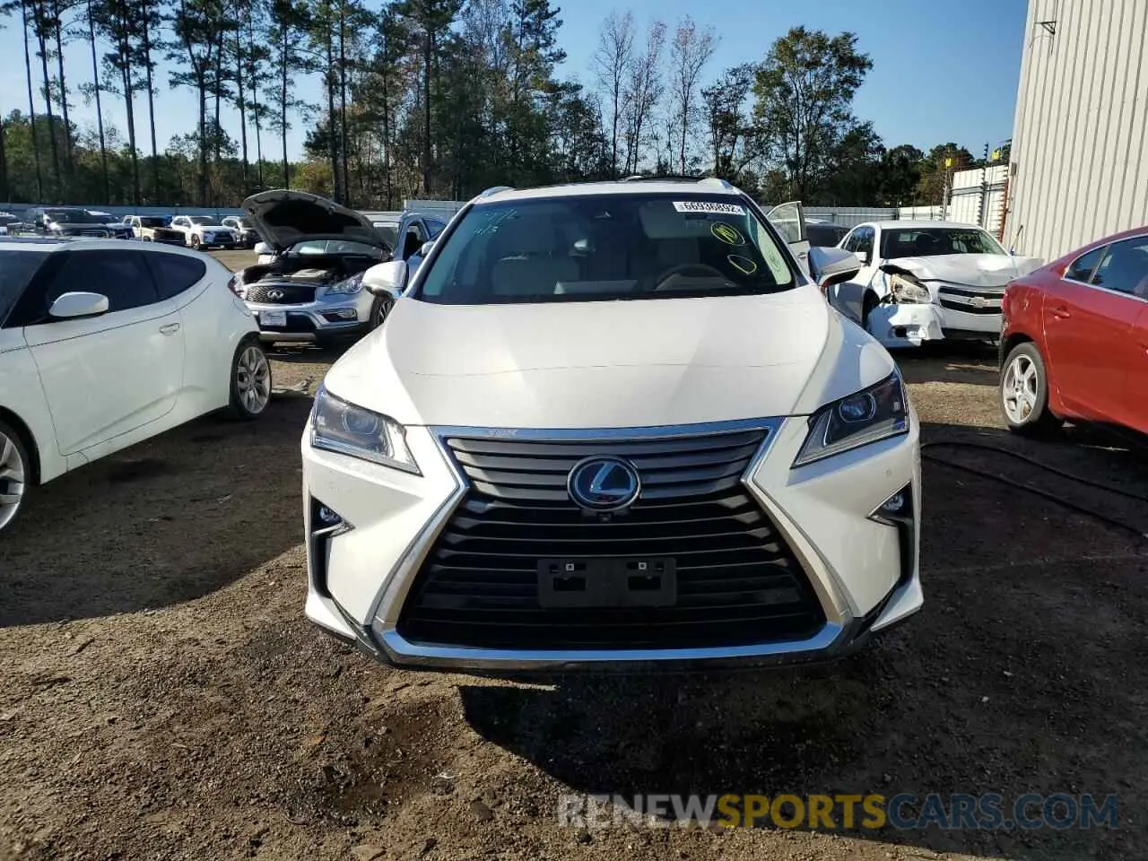 5 Фотография поврежденного автомобиля 2T2BGMCA5KC036528 LEXUS RX450 2019