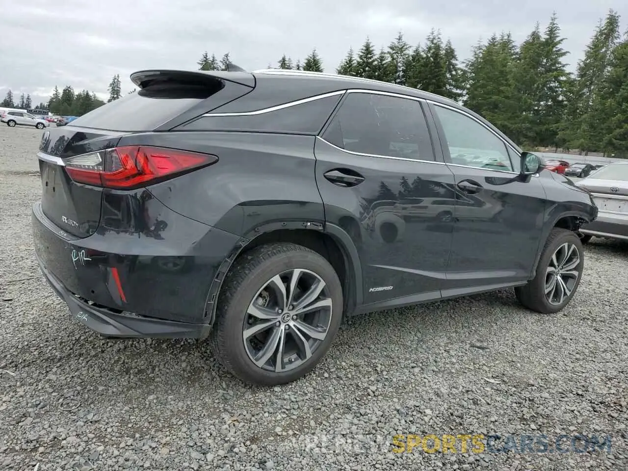 3 Фотография поврежденного автомобиля 2T2BGMCA6KC038109 LEXUS RX450 2019