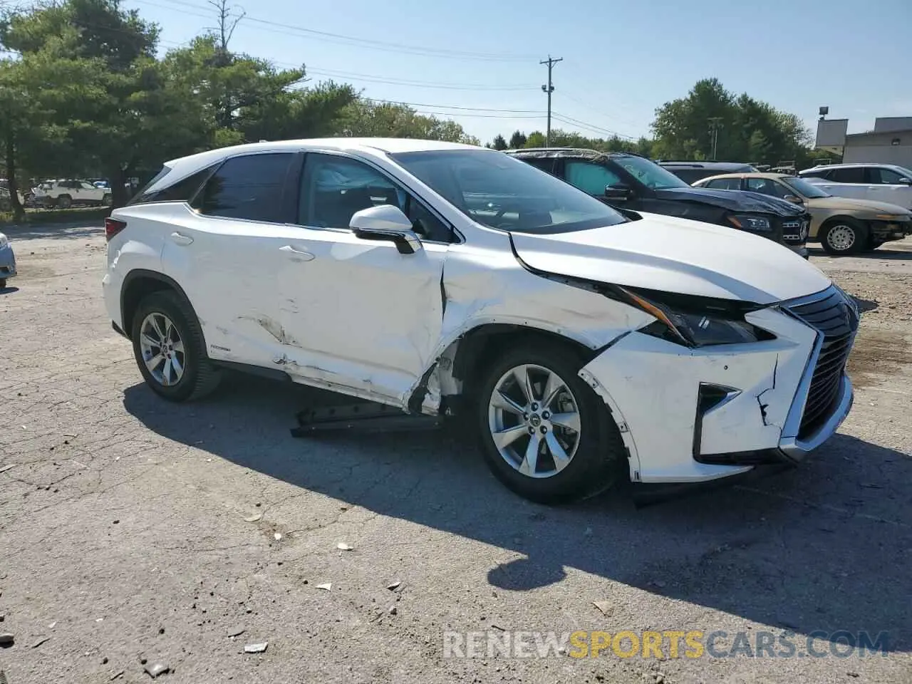 4 Фотография поврежденного автомобиля 2T2BGMCA8KC035423 LEXUS RX450 2019