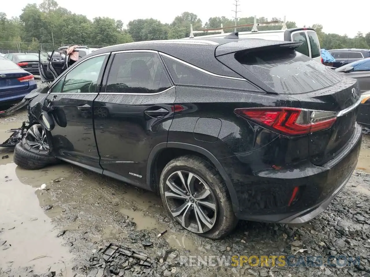 2 Фотография поврежденного автомобиля 2T2BGMCA8KC043313 LEXUS RX450 2019