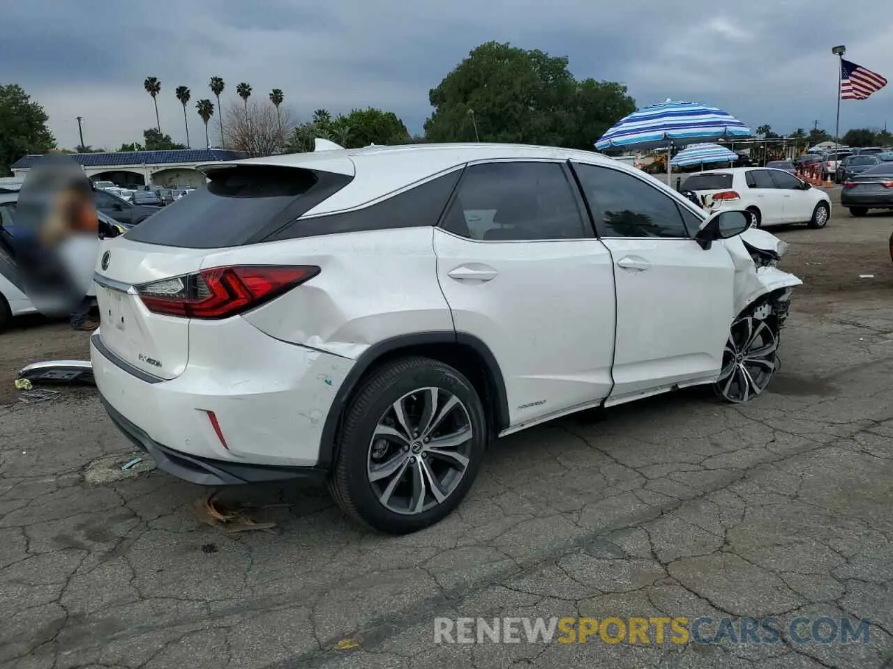 3 Photograph of a damaged car 2T2BGMCA9KC041912 LEXUS RX450 2019