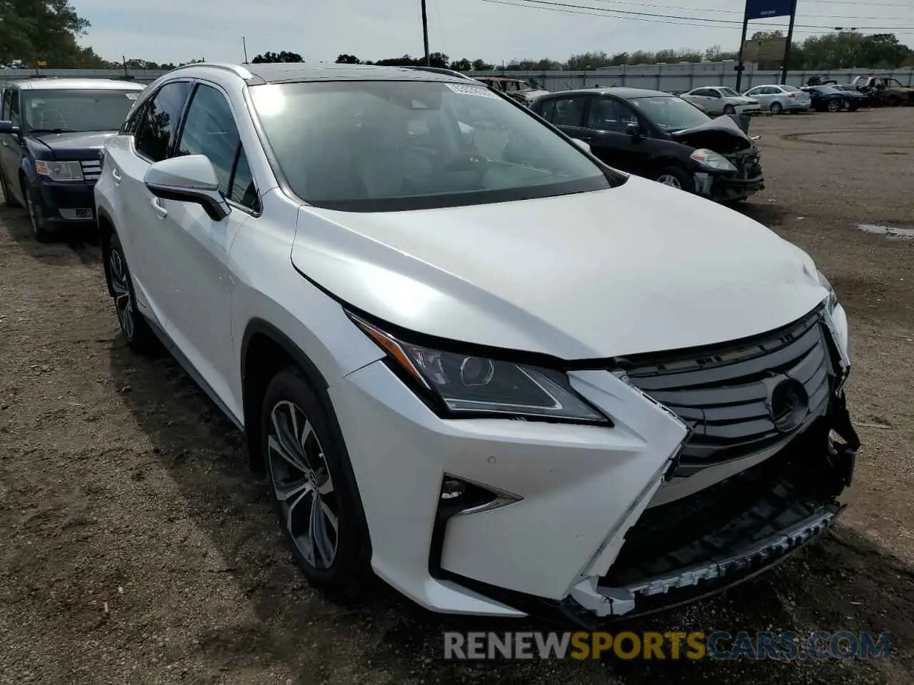 1 Photograph of a damaged car 2T2BGMCA9KC042655 LEXUS RX450 2019
