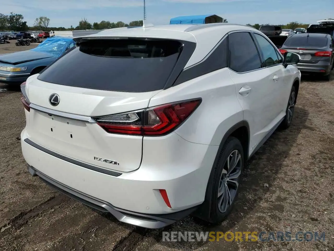 4 Photograph of a damaged car 2T2BGMCA9KC042655 LEXUS RX450 2019