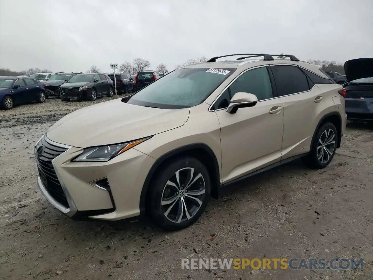 1 Фотография поврежденного автомобиля 2T2BGMCAXKC039442 LEXUS RX450 2019
