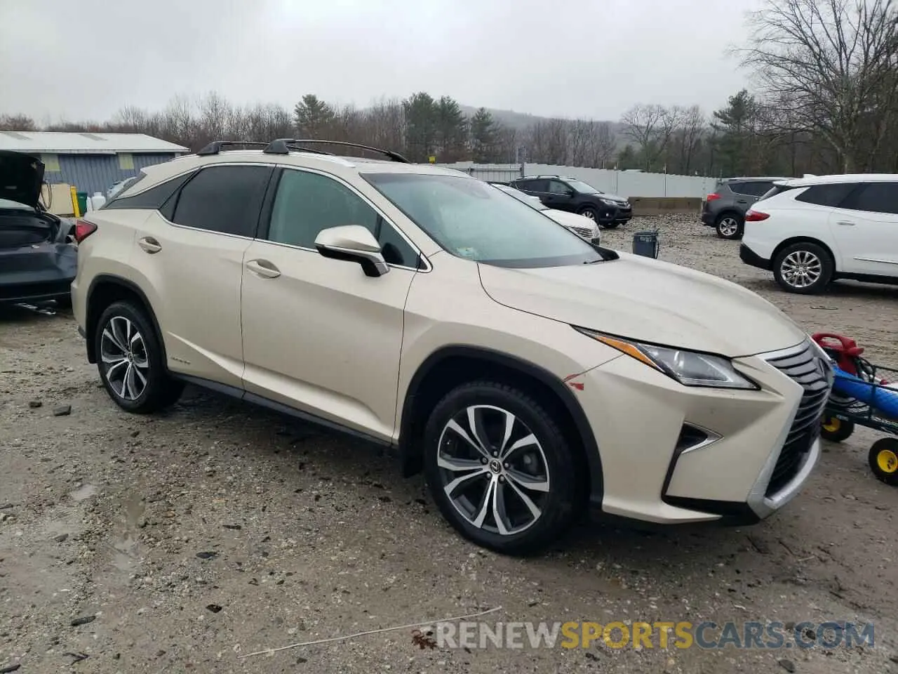 4 Фотография поврежденного автомобиля 2T2BGMCAXKC039442 LEXUS RX450 2019