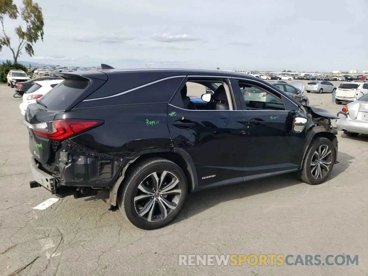 3 Photograph of a damaged car JTJDGKCA3K2006862 LEXUS RX450 2019