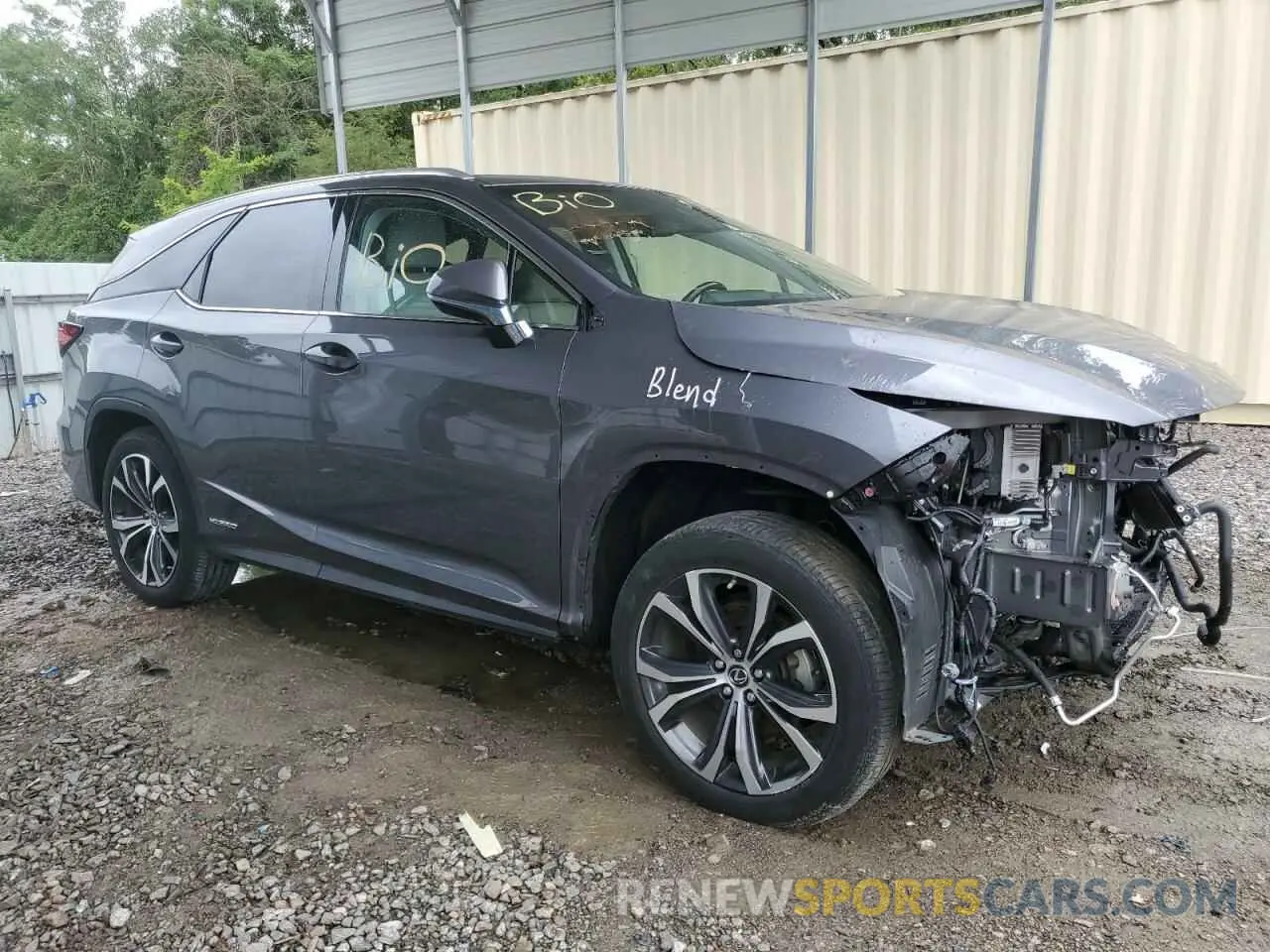 4 Photograph of a damaged car JTJDGKCA7K2006461 LEXUS RX450 2019