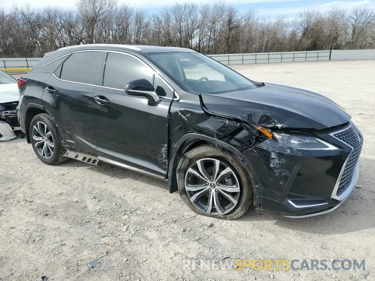 4 Фотография поврежденного автомобиля 2T2HGMDA1LC046838 LEXUS RX450 2020