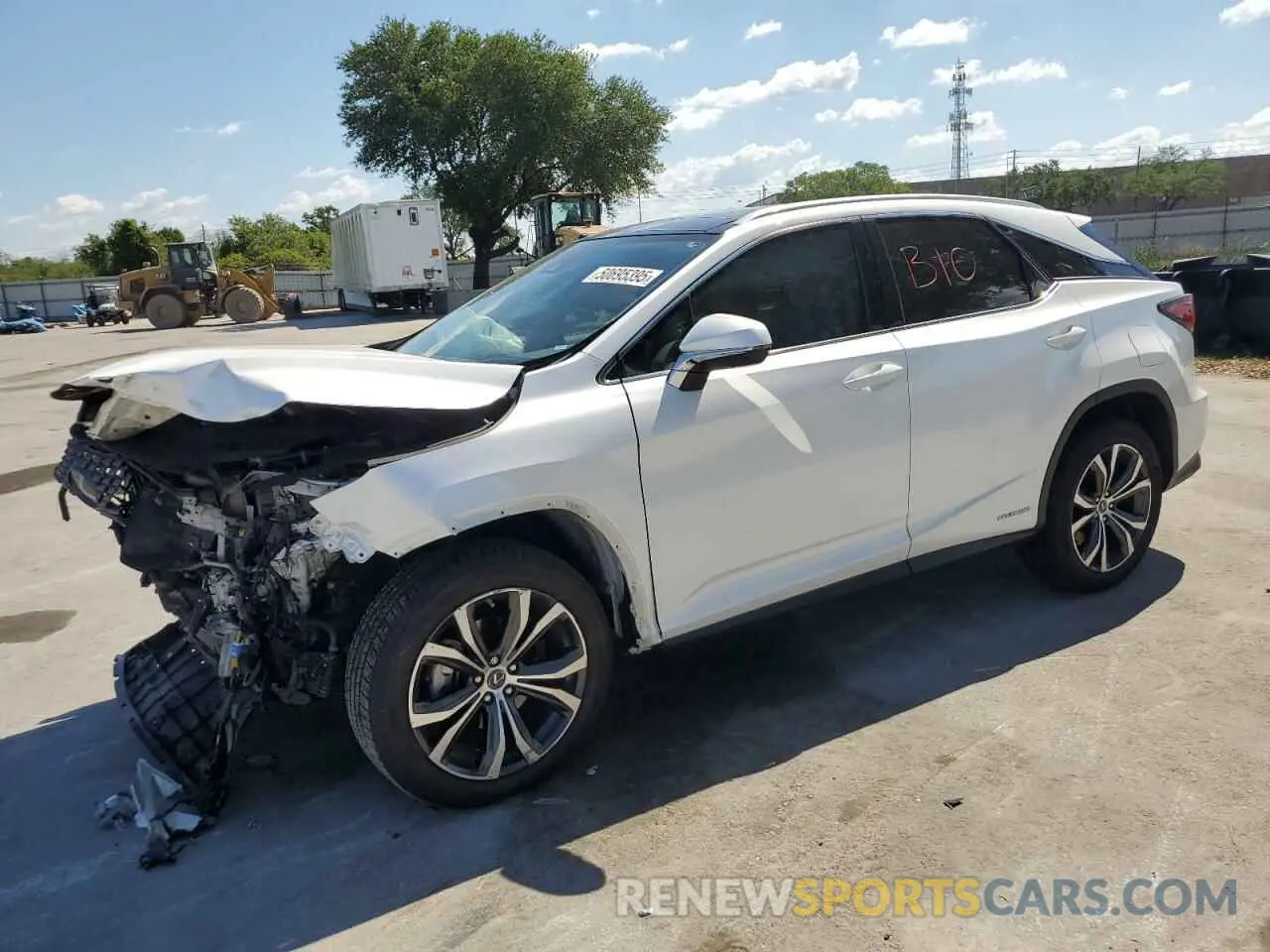 1 Фотография поврежденного автомобиля 2T2HGMDA2LC050011 LEXUS RX450 2020