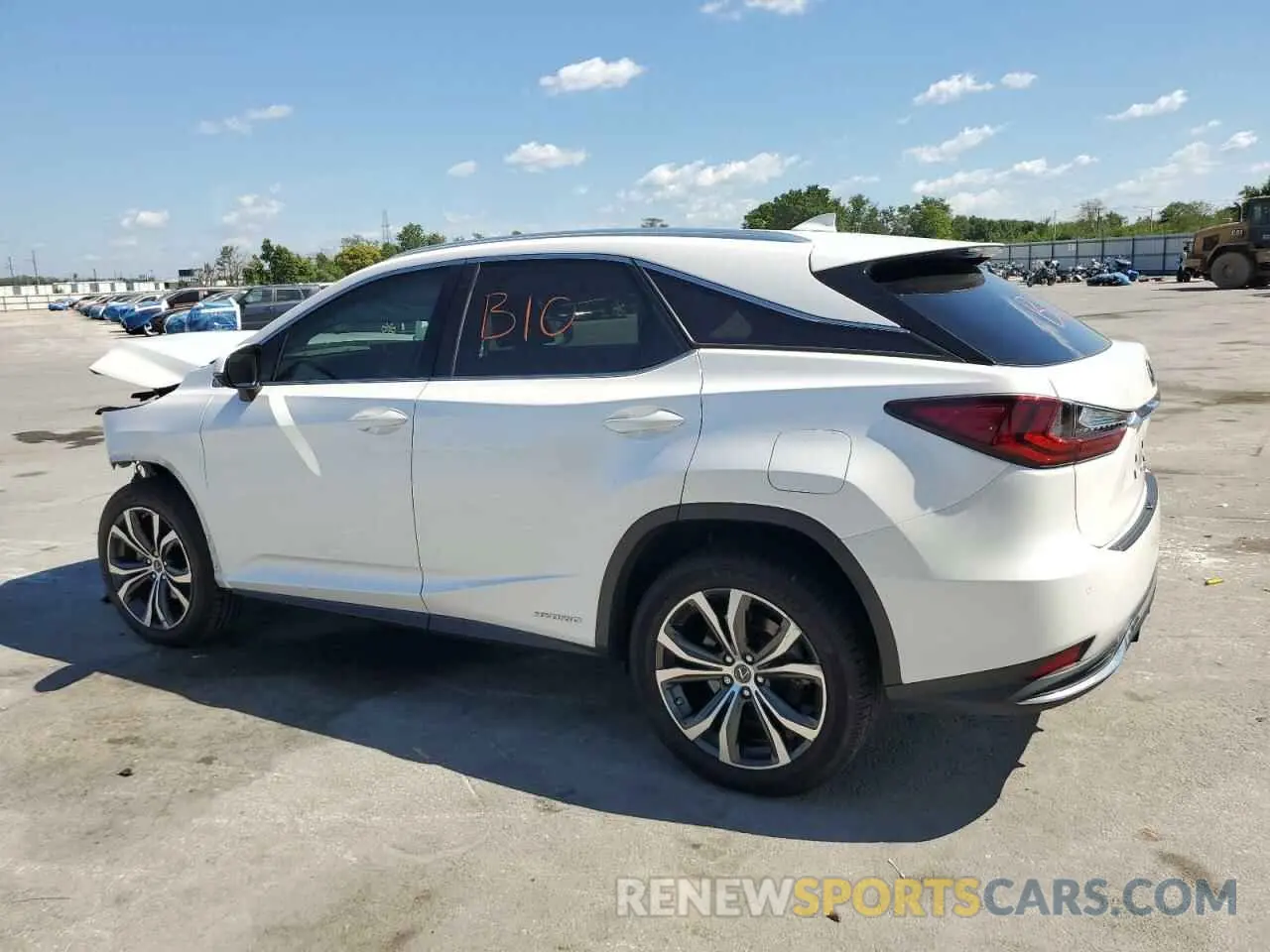 2 Фотография поврежденного автомобиля 2T2HGMDA2LC050011 LEXUS RX450 2020