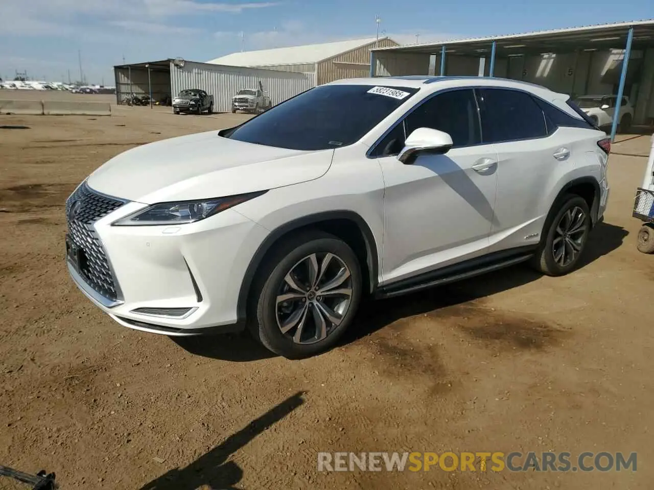 1 Photograph of a damaged car 2T2HGMDA5LC050360 LEXUS RX450 2020