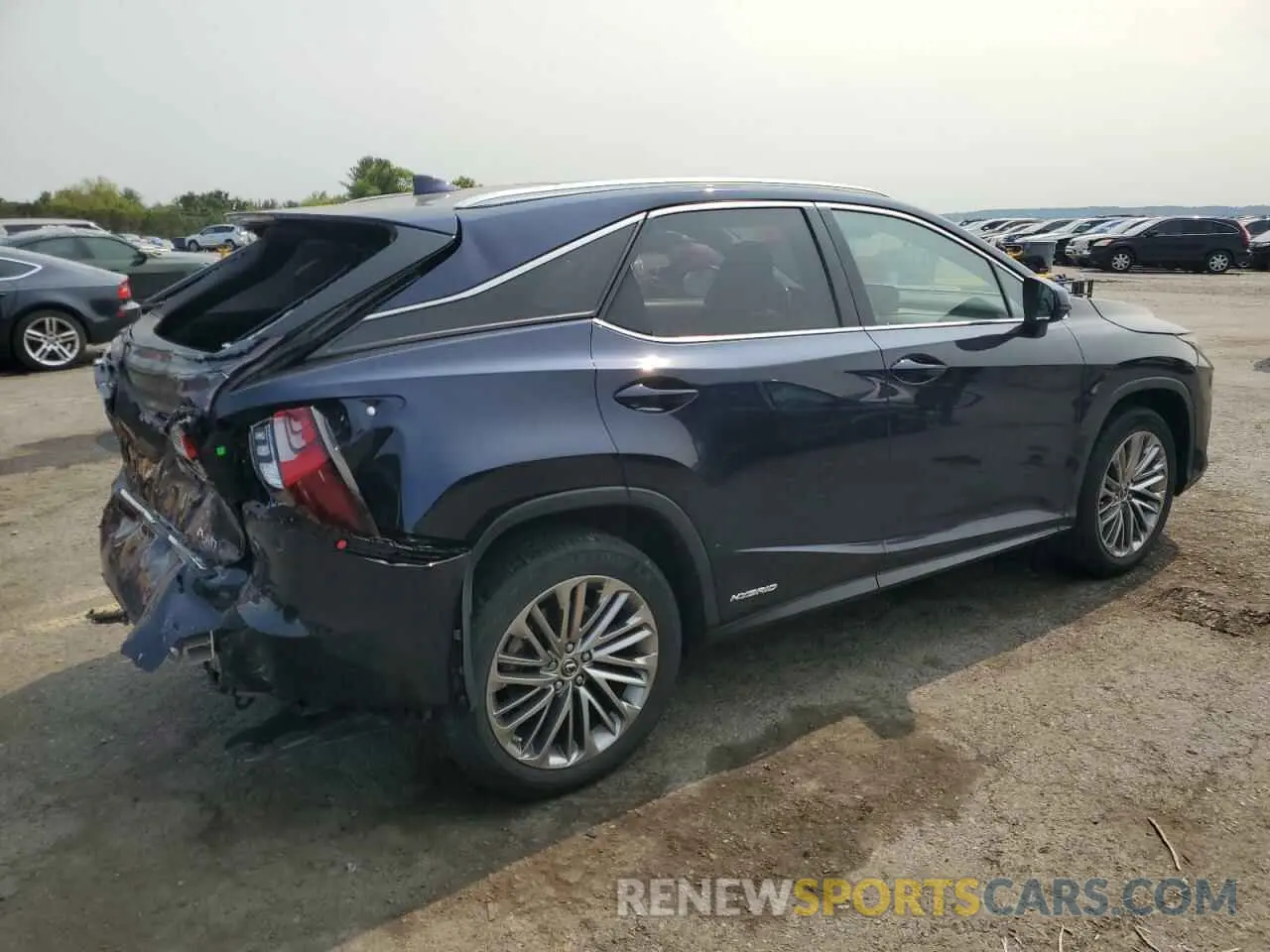 3 Photograph of a damaged car 2T2JGMDA0LC053815 LEXUS RX450 2020
