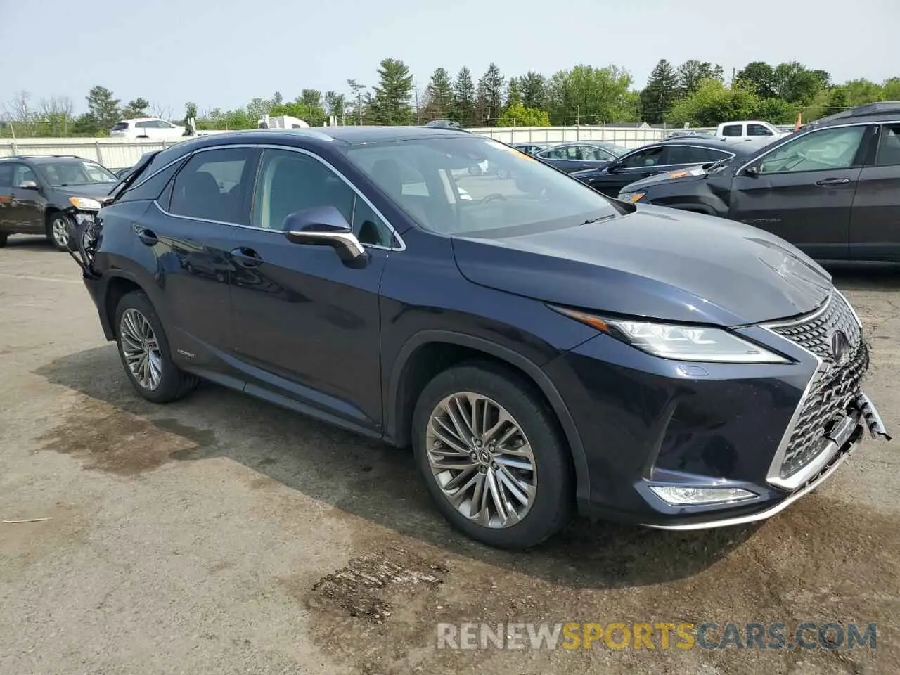 4 Photograph of a damaged car 2T2JGMDA0LC053815 LEXUS RX450 2020