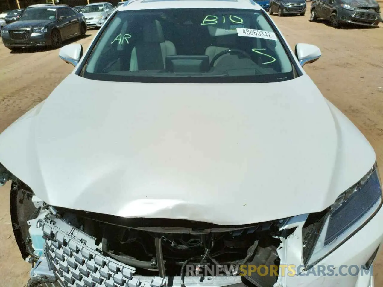 7 Фотография поврежденного автомобиля 2T2JGMDA3LC050553 LEXUS RX450 2020