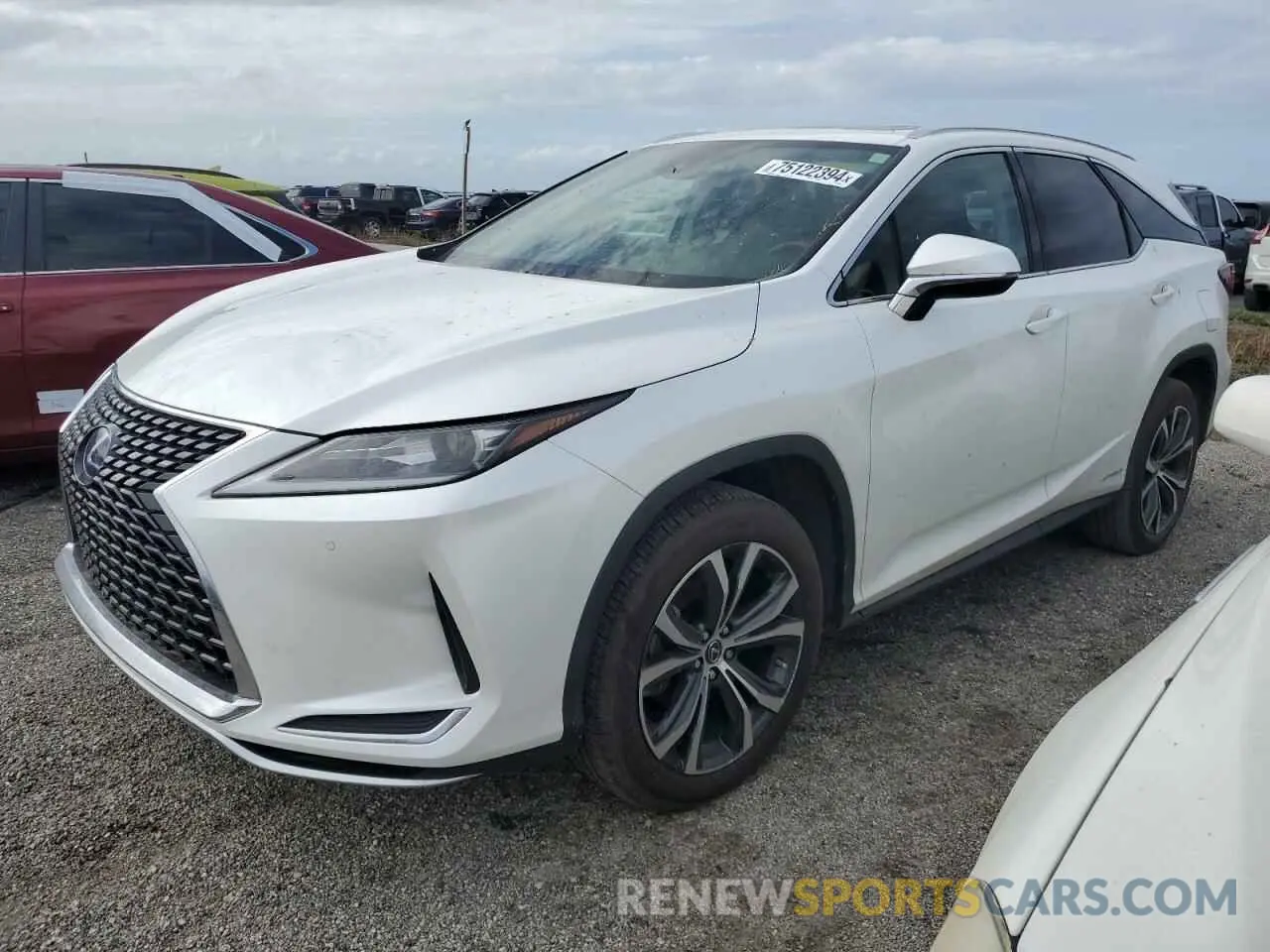 1 Photograph of a damaged car JTJHGKFA4L2009882 LEXUS RX450 2020