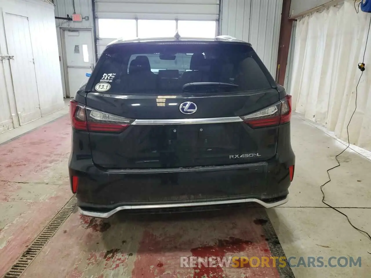 6 Фотография поврежденного автомобиля JTJHGKFA7L2015613 LEXUS RX450 2020